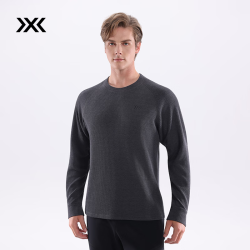 X-BIONIC XBIONIC艾德空气层卫衣男长袖舒适保暖休闲上衣春秋新品 25825 中性灰 L