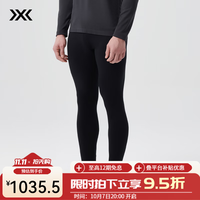 X-BIONIC XBIONIC男士本能保暖打底长裤Polartec抓绒裤亲肤透气弹力秋冬 24953 暗夜黑 M