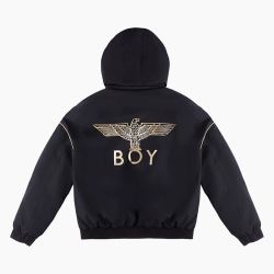 BOY LONDON BOYLONDON黑色短款90绒羽绒服冬季男女款外套N28911