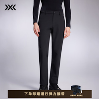 X-BIONIC XBIONIC风盾普瑞斯中厚商务休闲软壳裤男直筒保暖抑菌耐磨户外裤子 25911 暗夜黑 L