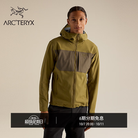 户外徒步:始祖鸟 GAMMA MX HOODY 男子 软壳夹克 Bracken / Mongoose/蕨森绿/朦影棕 S