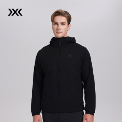 X-BIONIC XBIONIC艾德 Octa 轻量保暖连帽夹克男内里抓绒保暖舒适 25803 暗夜黑 L