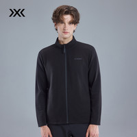 户外徒步：X-BIONIC XBIONIC艾德空气层全拉链夹克男外套上衣中间层休闲保暖透气舒适春秋新品 暗夜黑 XL