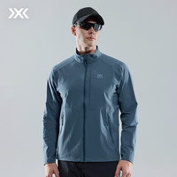 X-BIONIC XBIONIC旷野隐者中量立领夹克男外套风衣户外软壳衣运动商务休闲徒步 深海蓝 XL