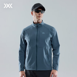 X-BIONIC XBIONIC旷野隐者中量立领夹克男外套风衣户外软壳衣运动商务休闲徒步 深海蓝 XL