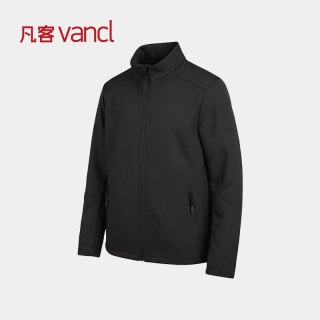 凡客诚品 立领软壳夹克 黑色 L