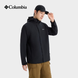 哥伦比亚 户外26新品男子防水冲锋衣徒步连帽外套XE8810