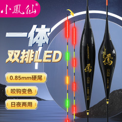 小凤仙 OLED双排灯电子316夜光漂日夜两用L-DV11排灯咬钩变色吃铅约2.5g