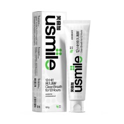 usmile 美白牙膏清新口气亮白防蛀成人儿童去渍含氟牙膏
