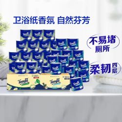 得宝 有芯4层杉青果160g*16卷+雪松145g*16卷