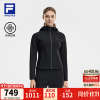 斐乐 外套26夏季新款女士针织连帽健身运动简约修身上衣