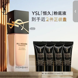 YSL 圣罗兰 浮雕恒久粉底液 25ml 超薄服帖哑光 LC2黄2白 白皙肤色