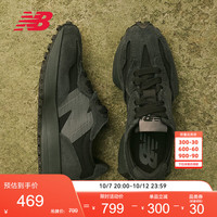 new balance BALANCE NB327系列 男女低帮运动跑鞋 U327WCD 做旧黑 39.5
