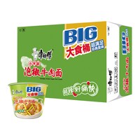 康师傅 泡椒牛肉 方便面  112g×12桶 包装 1344g