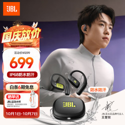 JBL Endurance Zone 真无线挂耳式蓝牙耳机 峡谷绿