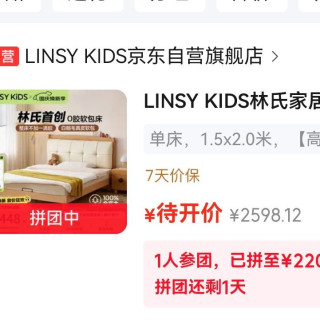 LINSY KIDS 林氏家居0胶水儿童床全实木真皮男孩女孩卧室软包床 XQ15A