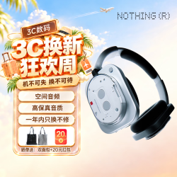 NOTHING Headphone(1) 头戴式蓝牙降噪耳机 白色 3.5mm