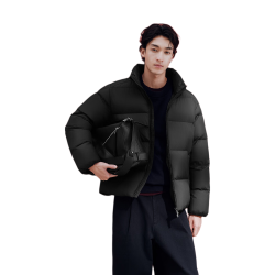 森马 90高标绒防风防泼水 男士羽绒服