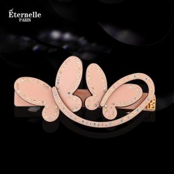 Eternelle 法国Eternelle 蝴蝶头饰边夹 f00242