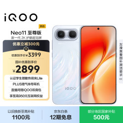 vivo iQOO Neo11 至尊版 手机 12GB+256GB 乘风