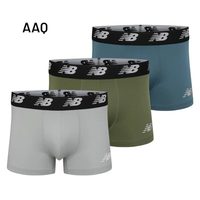 new balance 男士平角内裤 3 条装
