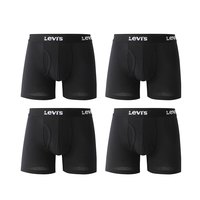 Levi's Levi’s 李维斯 男士平角内裤 4条装 吸汗透气柔软舒适四角裤