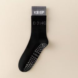 普拉提瑜伽袜子专业防滑女中筒袜春秋季健身运动袜潮