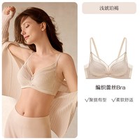 曼妮芬 倪妮同款曼妮芬女士性感针织蕾丝小胸聚拢内衣舒适无钢圈文胸胸罩