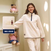 TEENIE WEENIE TeenieWeenie小熊睡衣女2026秋冬季加绒加厚果粒绒家居服套装女