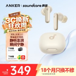 SoundCore P40i 入耳式真无线动圈耳机 燕麦白