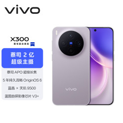vivo X300 5G手机 16GB+256GB 惬意紫
