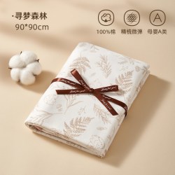 莱茵森 婴儿包单纯棉襁褓巾裹布新生儿产房用品初生宝宝包巾抱被四季通用