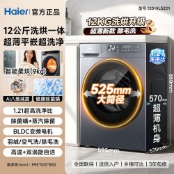 海尔 XQG120-HL52D1 12kg洗烘一体机