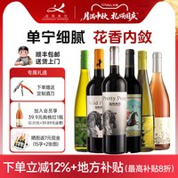 迦南美地 全家福套装宁夏红酒贺兰山东麓产区葡萄酒 750ml 6支