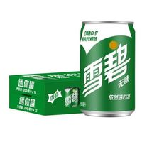 百亿补贴：可口可乐 无糖雪碧200ml*12罐零卡零糖柠檬味 健身代餐伴侣雪碧易拉罐