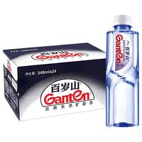 百岁山 饮用天然矿泉水 348mL*24瓶/箱 新日期
