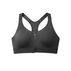 YOUKESHU 运动内衣背心女防震前拉链瑜伽服文胸qc