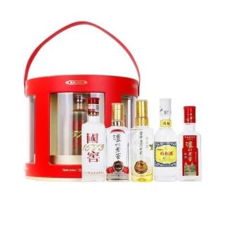 泸州老窖 冠军纪念特曲52度100ml*5瓶浓香型小酒礼盒装