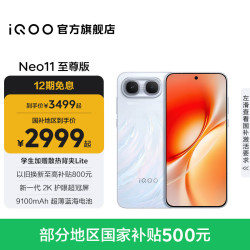 vivo iQOO Neo11至尊版 手机 16GB+512GB 乘风