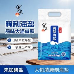 雪天 无碘腌制粗盐腌肉腌酸菜泡菜盐焗无抗结剂1.2kg/袋