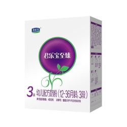 君乐宝 26年产君乐宝至臻3段幼儿配方奶粉400克/盒装