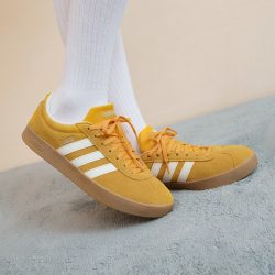 阿迪达斯 T头鞋 VL COURT CLASSIC复古休闲板鞋德训鞋男女