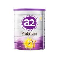 a2 奶粉2段紫白金二段奶粉新西兰进口正品婴幼儿6-12个月900g/罐囤
