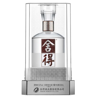 舍得 水晶舍得 52%vol 浓香型白酒 500ml 单瓶装