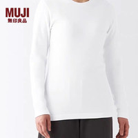 無印良品 MUJI 无印良品 MUJI 女式 柔软 棉羊毛长袖T恤打底衫打底衣家居服上衣