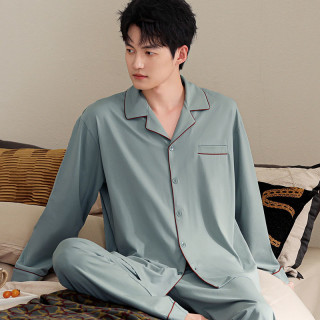 浪莎 【纯棉可外穿】男士家居服套装