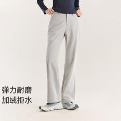 拓路者 女款加绒软壳休闲长裤防风弹力显瘦直筒通勤户外款百搭