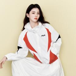 斐乐 防晒衣丨斐乐凉感运动外套女士时尚拼色梭织外套