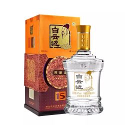 白云边 15年 陈酿 42%vol 兼香型白酒 500ml 单瓶装