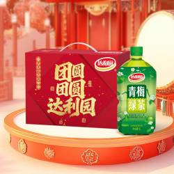 达利园 青梅绿茶礼盒装1L*6瓶